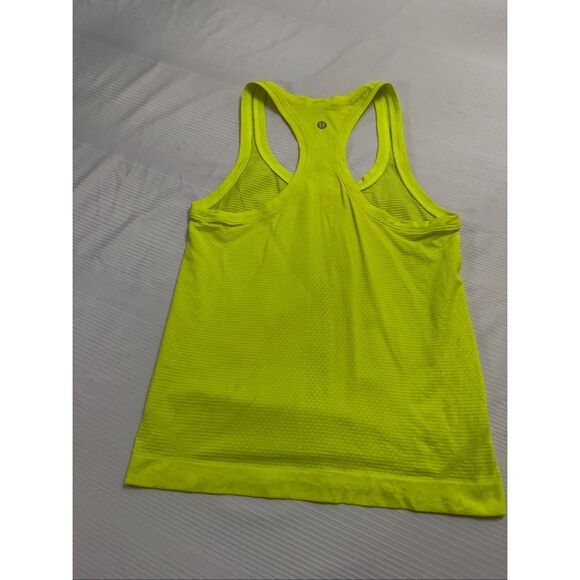Lululemon Swiftly Tech Racerback Electric Lemon Tank Top Size 2 - Picture 5 of 7